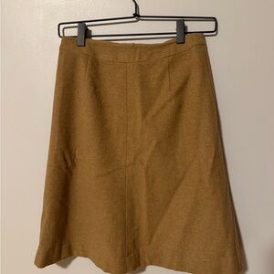 Classic Tan A-Line Skirt